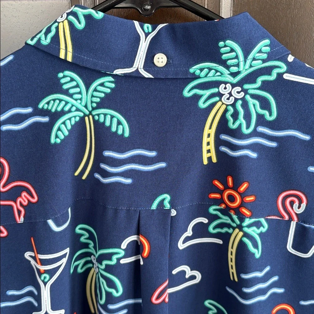 Like New Chubbie’s Performance Polo Neon Light Size Large - Picture 9 of 12